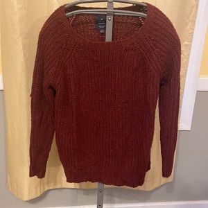 Burgundy American eagle sweater